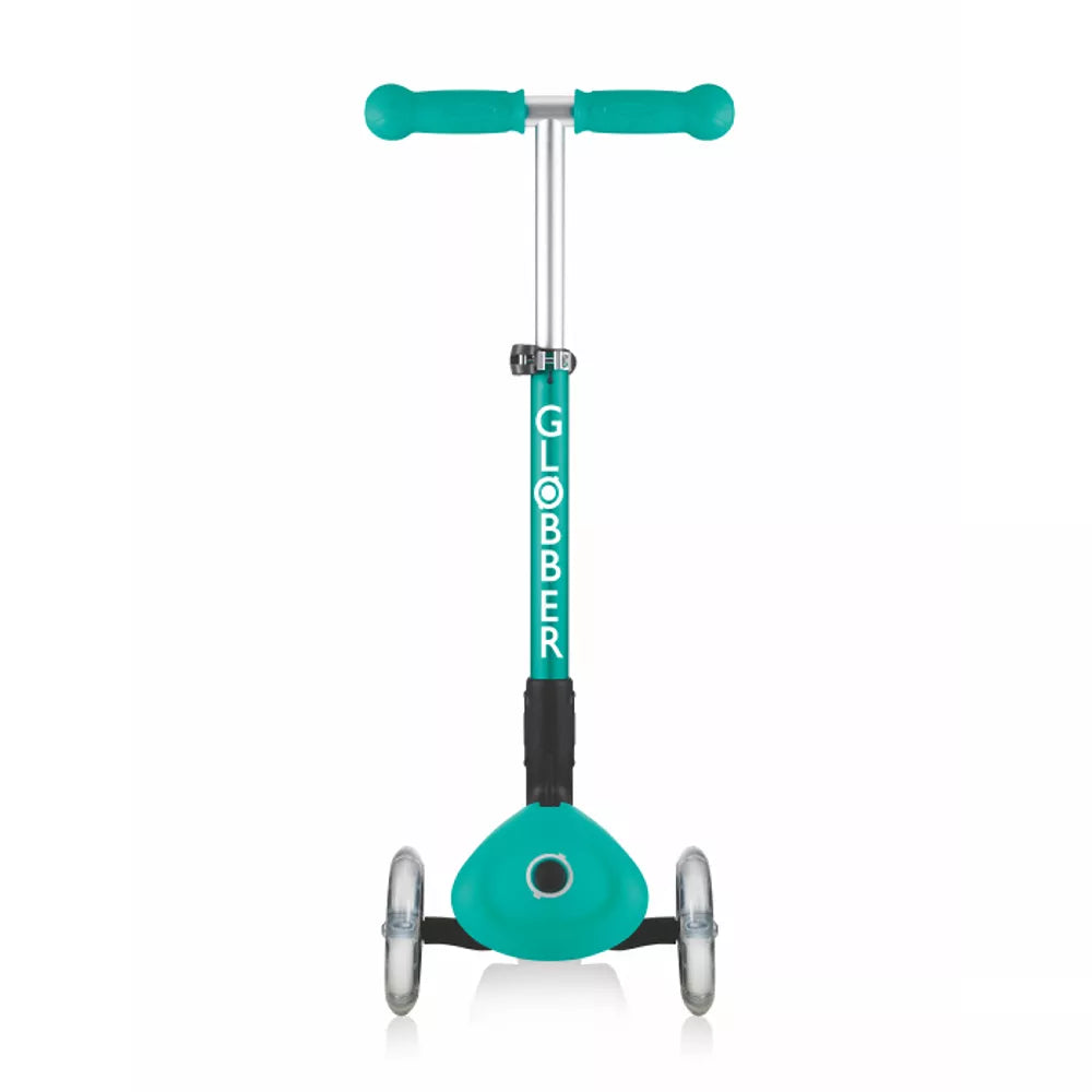 Monopattino Junior Foldable Globber Verde Smeraldo fronte
