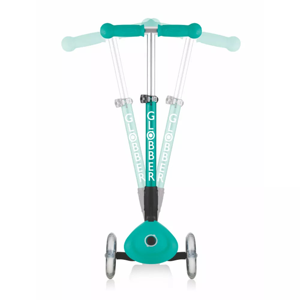 Monopattino Junior Foldable Globber Verde Smeraldo sterzo