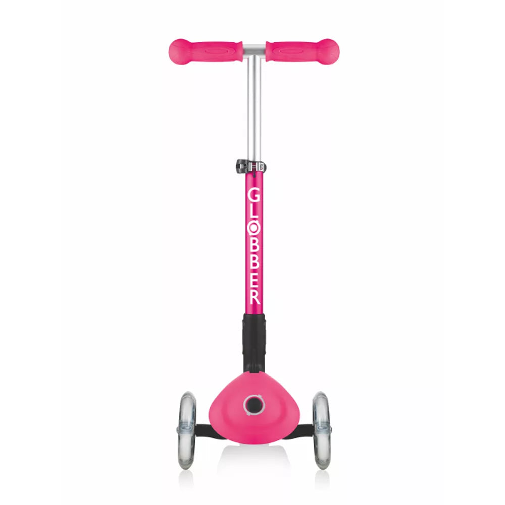Monopattino Junior Foldable Globber Fucsia fronte