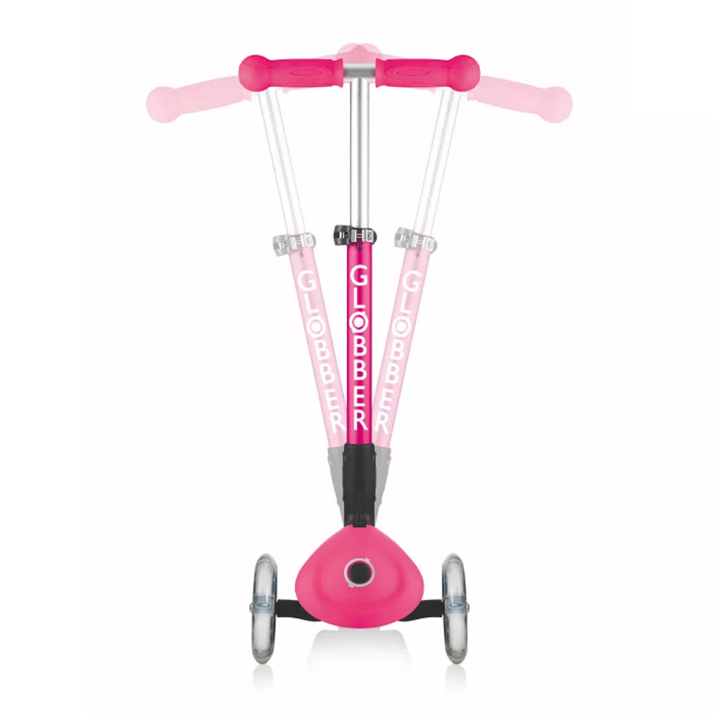 Monopattino Junior Foldable Globber Fucsia sterzo
