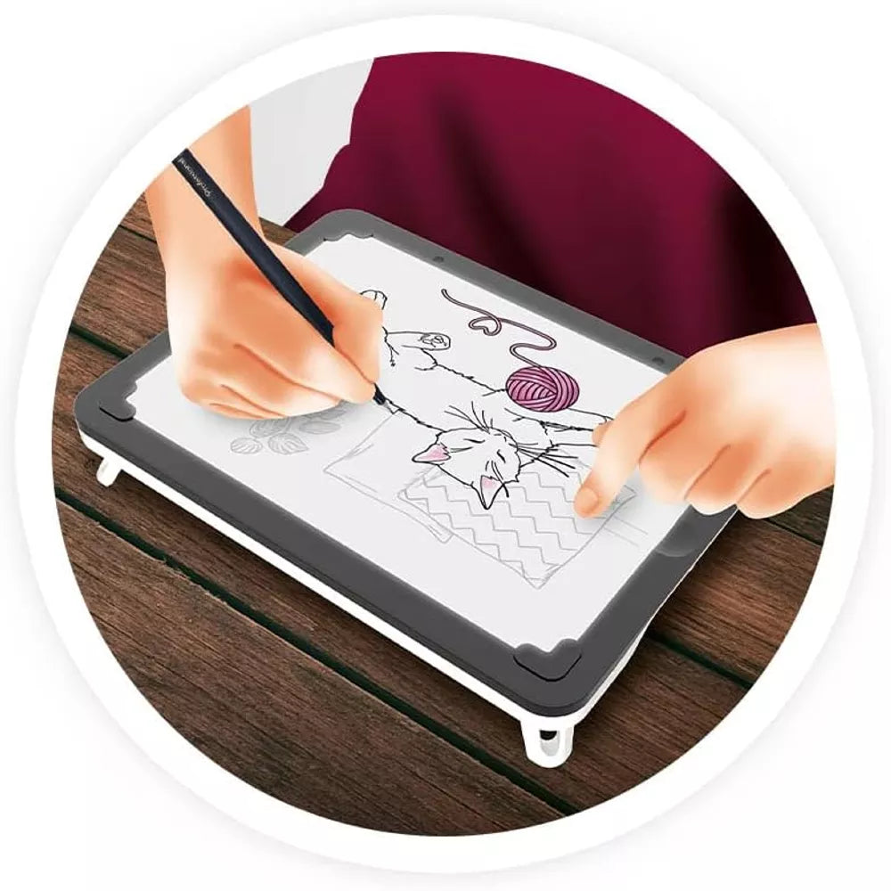 Esempio ricalco con il Tablet Luminoso  3 in 1 Buki