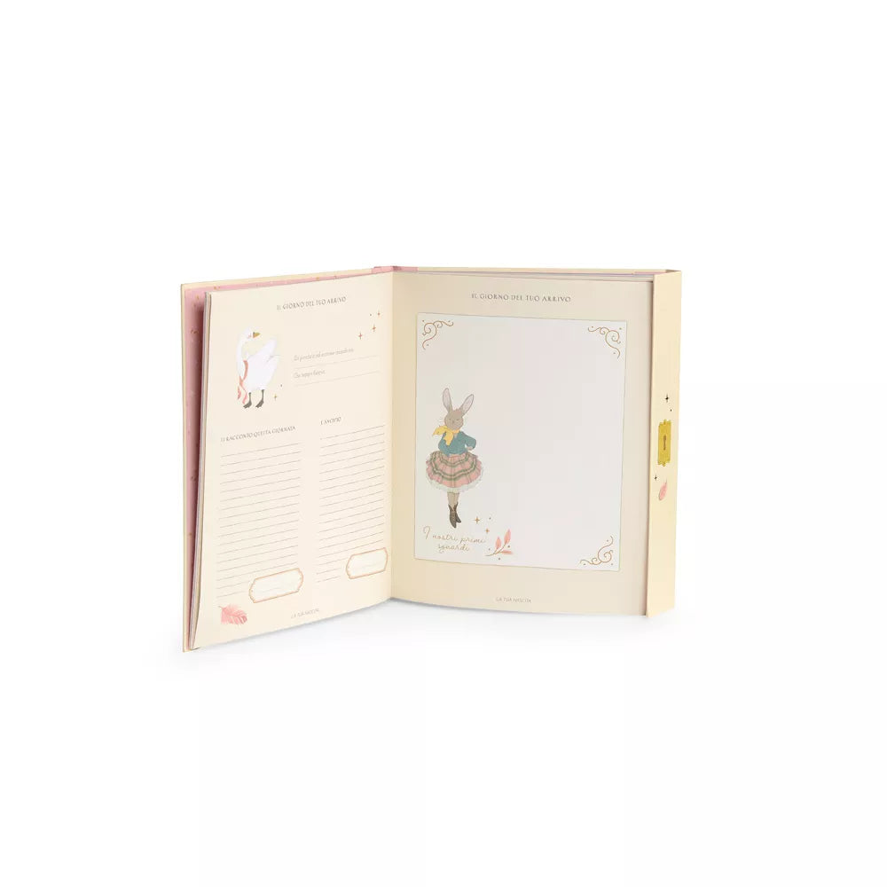 Libro Nascita Moulin Roty La Petite Ecole de Danse Aperto