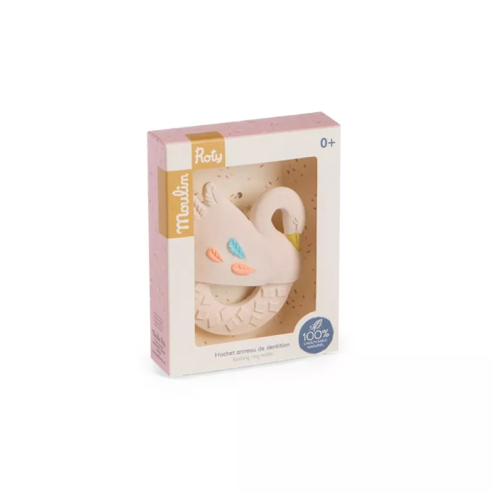 Dentinale Cigno in Caucciù Moulin Roty nella confezione