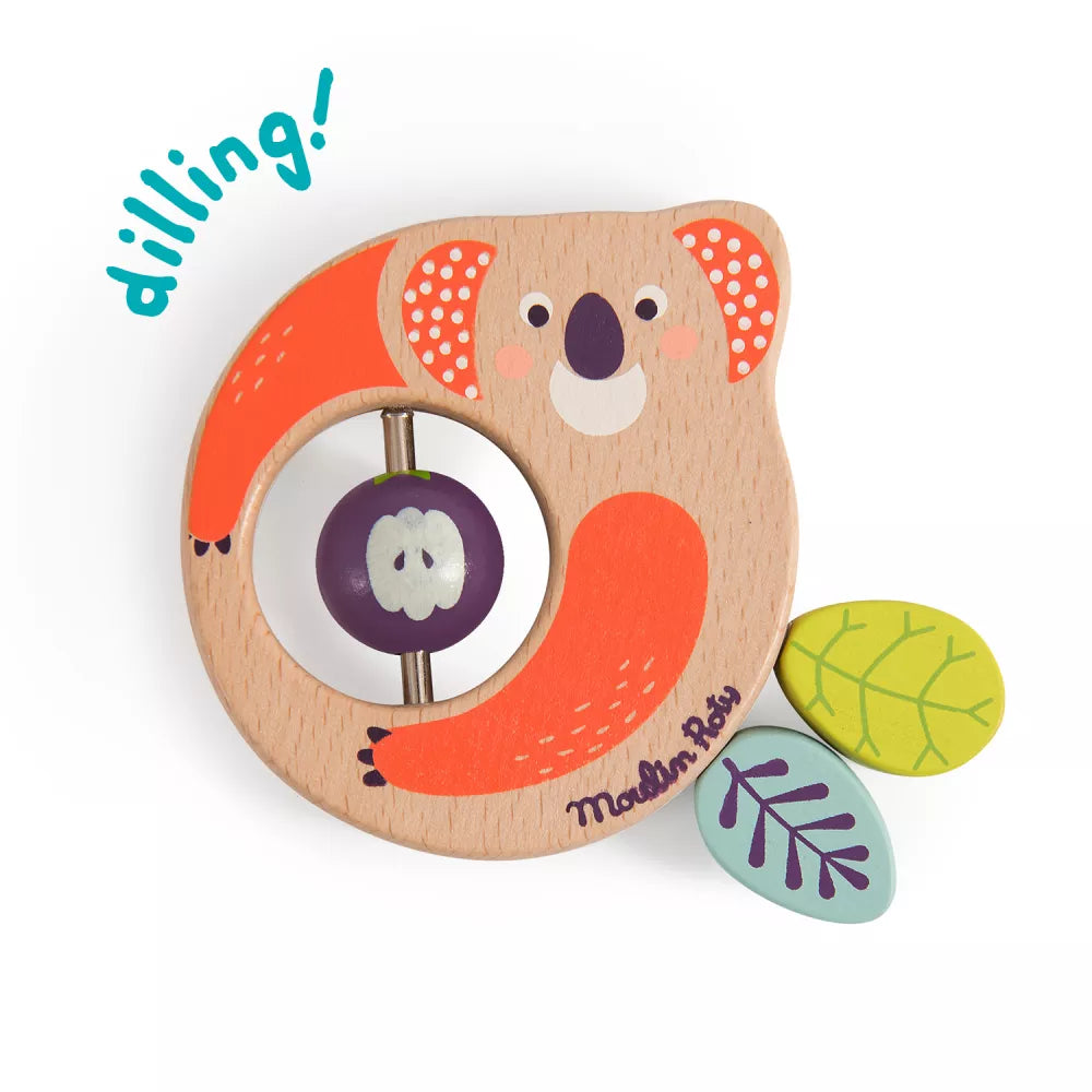 Esempio Sonaglio in Legno Koala Moulin Roty