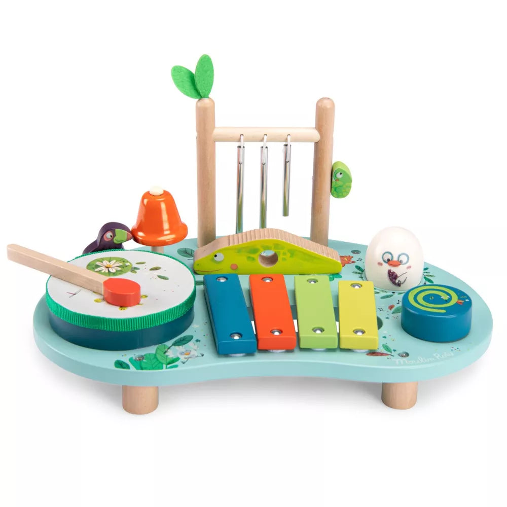 Tavolo Musicale Multiattività Moulin Roty Dans la Jungle