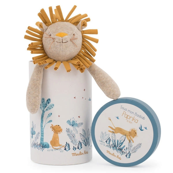 Peluche Leoncino Moulin Roty 39 cm nella confezione