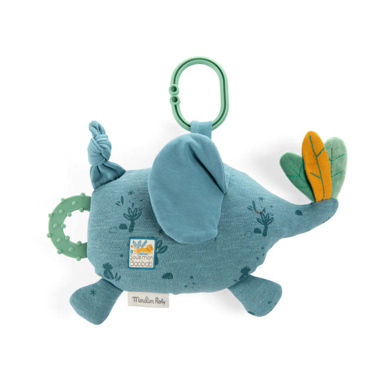 Elefante Multiattività Moulin Roty con specchio coperto