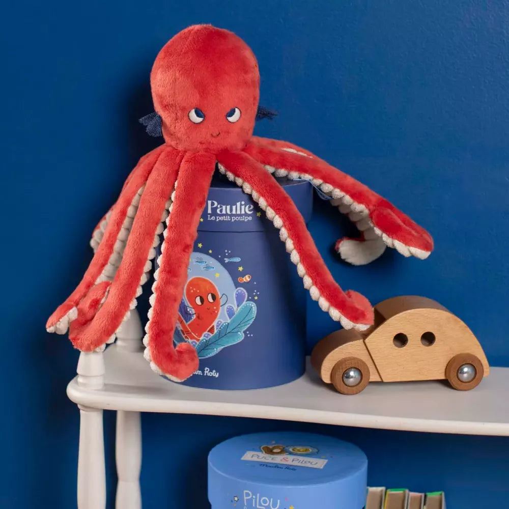 Esempio Peluche Polpo Paulie in Scatola Moulin Roty