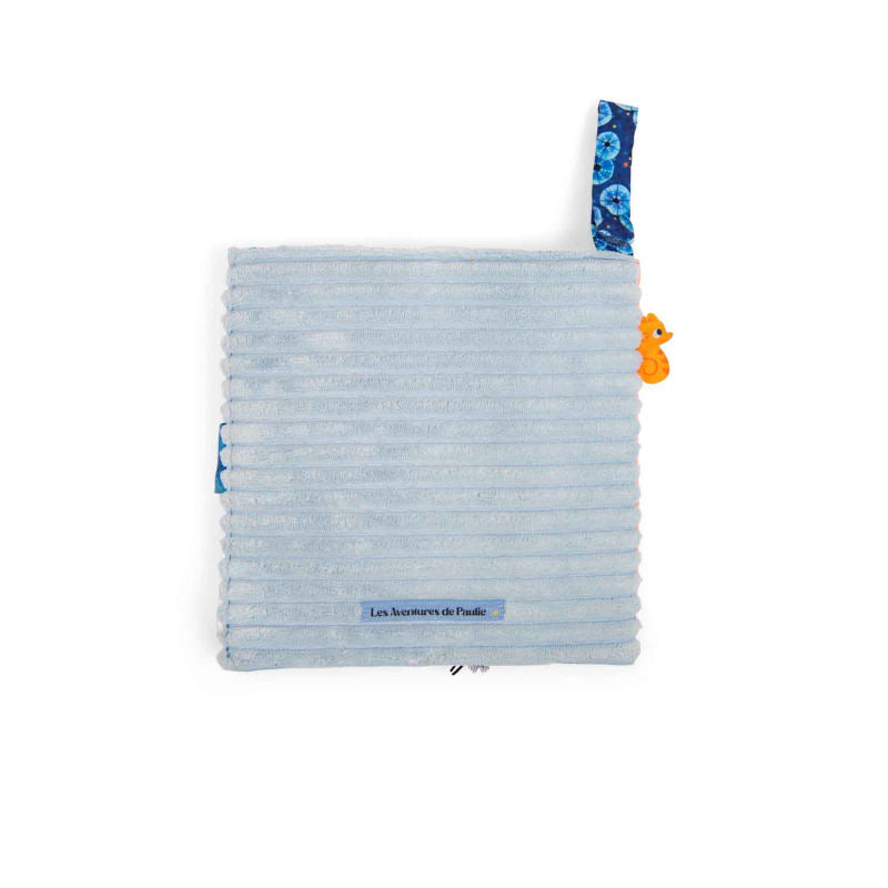 Retro del Libro Attività in Stoffa Moulin Roty Les Aventures de Paulie