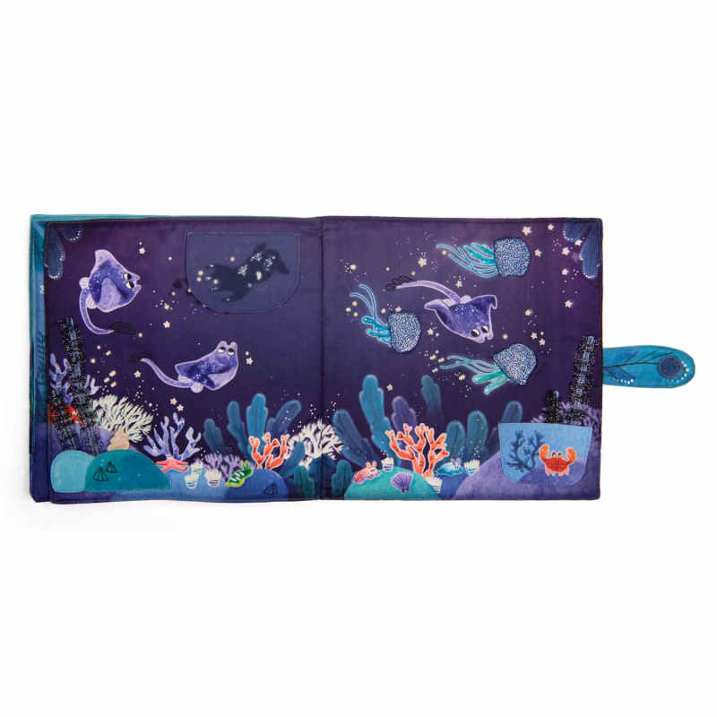 Pagine finali del Grande Libro Attività in Stoffa Moulin Roty Les Aventures de Paulie