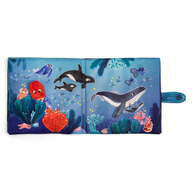 Esempio attività del Grande Libro Attività in Stoffa Moulin Roty Les Aventures de Paulie