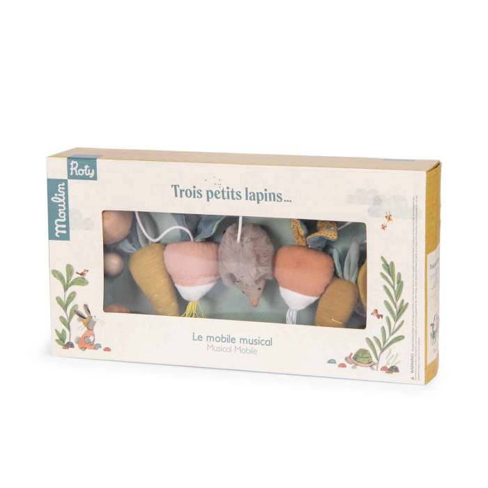 Confezione della Giostrina Musicale Moulin Roty Trois Petits Lapins