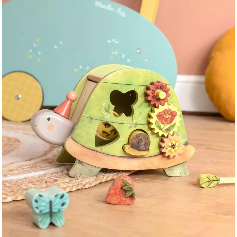 Tartaruga Attività in Legno Moulin Roty esempio