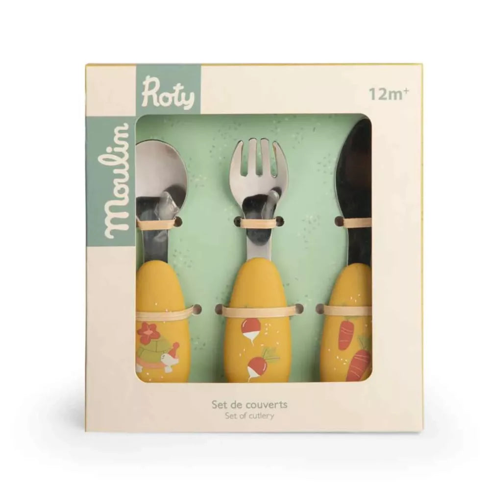 Confezione Set Posate Trois Petits Lapins