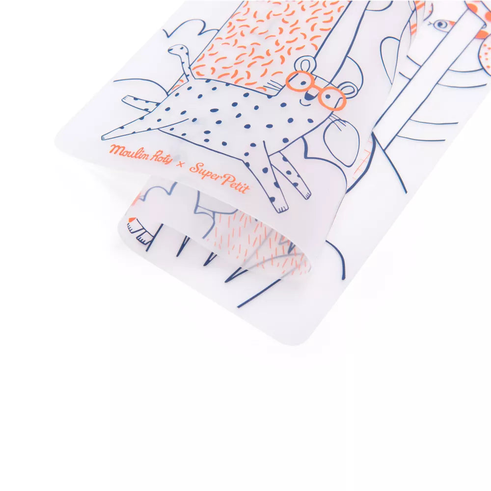 Dettaglio Tovaglietta da Colorare Moulin Roty Les Toupitis