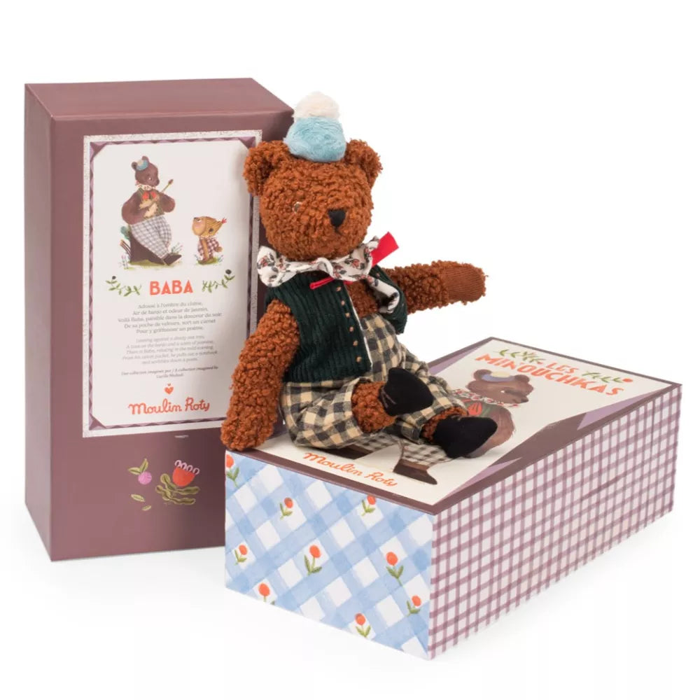 Peluche Orso Baba Moulin Roty con confezione