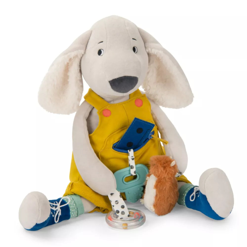 Peluche Gigante Attività Pilou Moulin Roty seduto