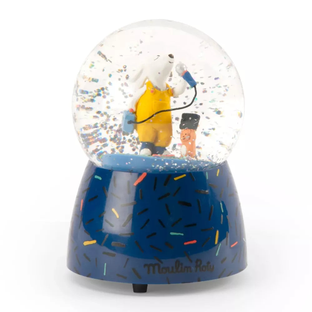 Palla di Neve Musicale Moulin Roty Puce & Pilou