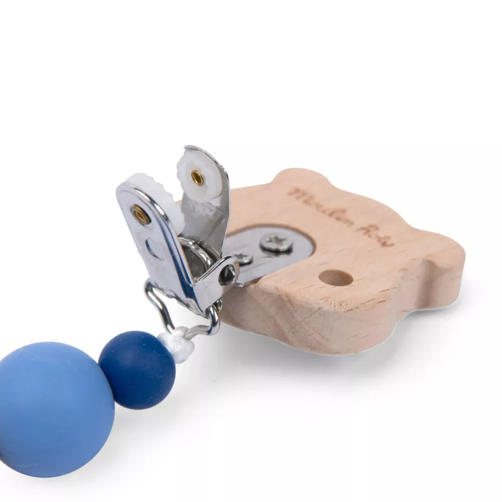 Clip del Porta Ciuccio in Silicone Moulin Roty Puce & Pilou