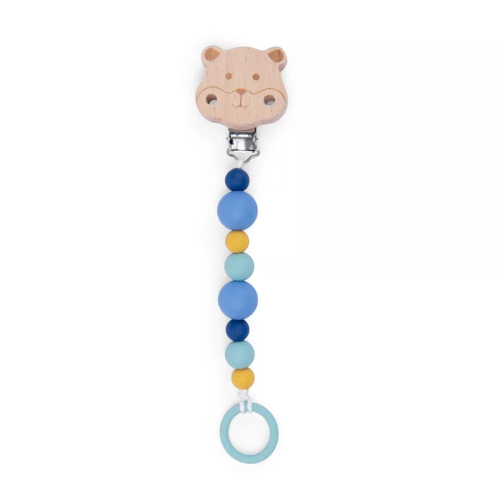Porta Ciuccio in Silicone Moulin Roty Puce & Pilou