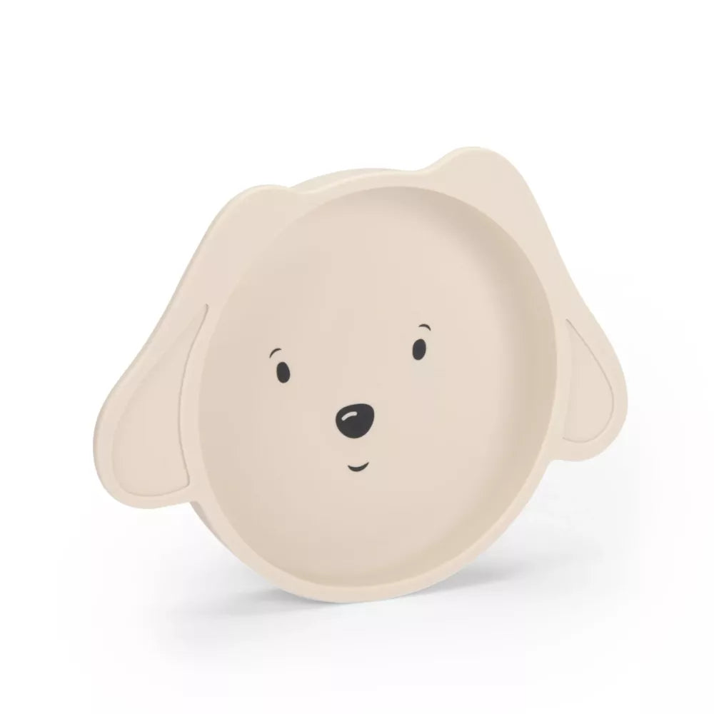 Piatto piano del Set Pappa Moulin Roty Puce & Pilou