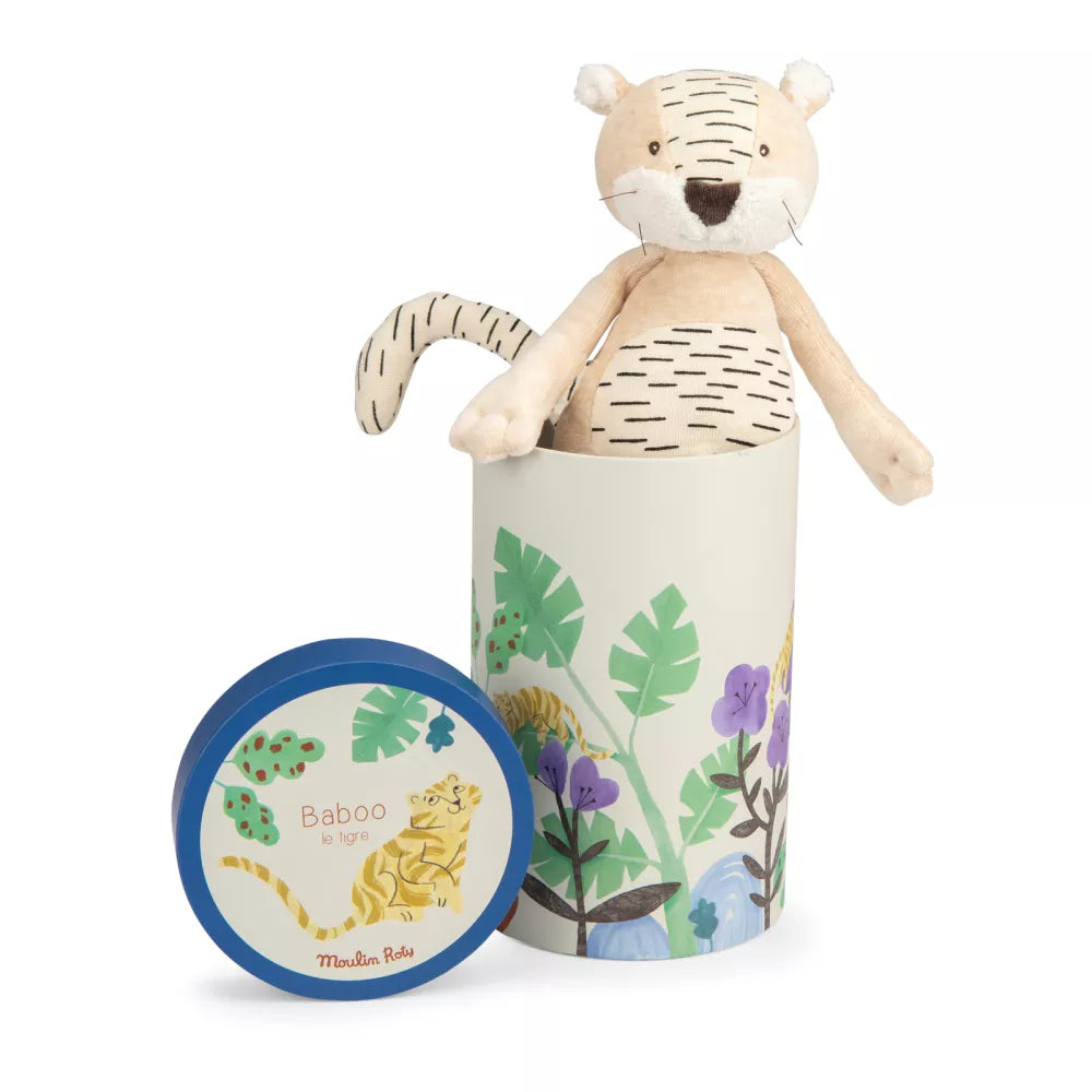 Peluche Tigre Baboo in Scatola Moulin Roty