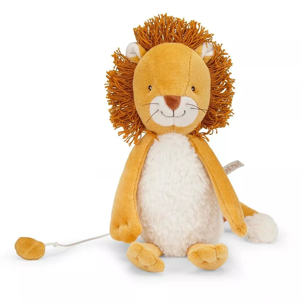 Peluche Musicale Leone Mamba Moulin Roty seduto