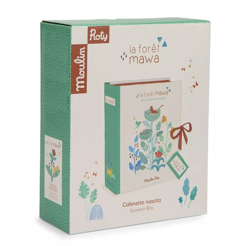 Confezione del Cofanetto Nascita Moulin Roty La Foret Mawa