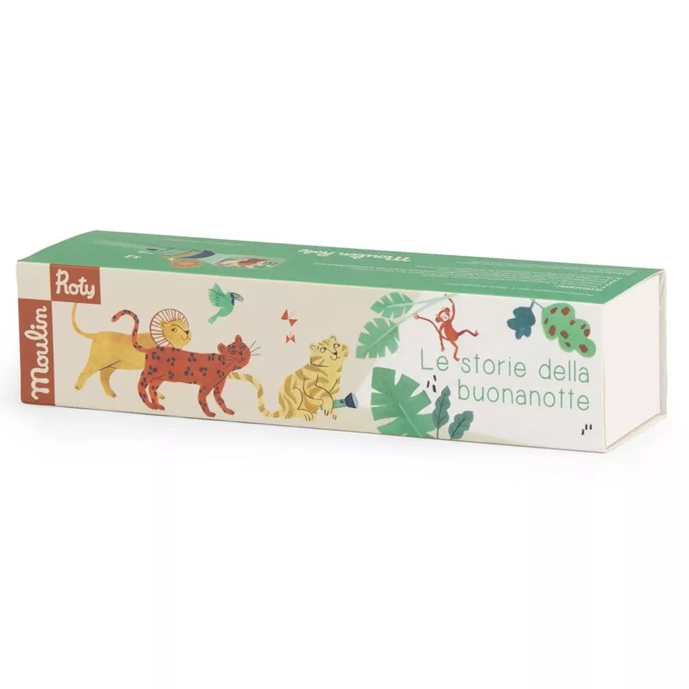 Confezione della Torcia Proietta Storie Moulin Roty La Foret Mawa