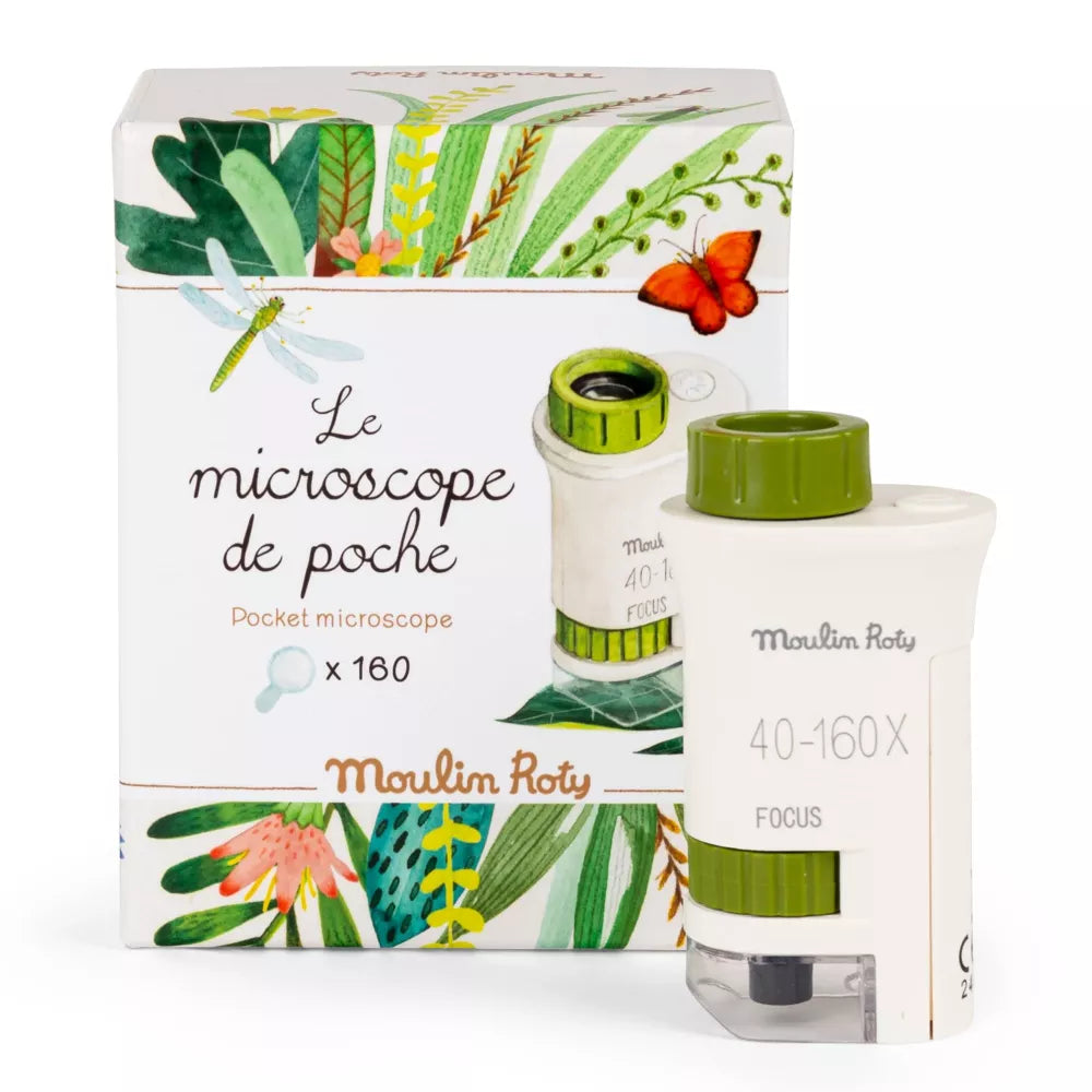 Microscopio Portatile Moulin Roty con confezione