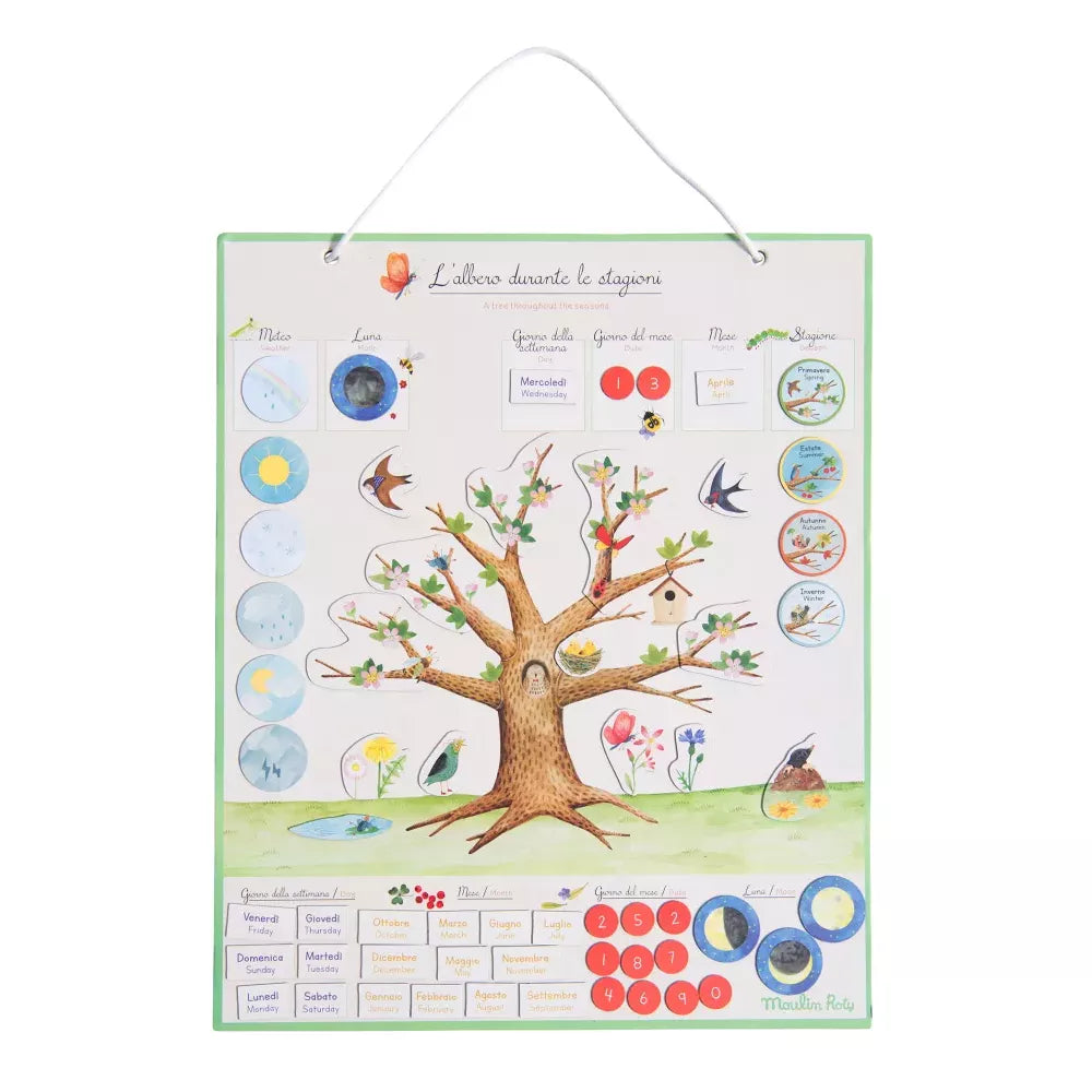 Calendario delle Stagioni Magnetico Moulin Roty