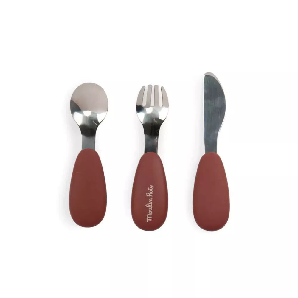 Set Posate Moulin Roty Apres la Pluie retro