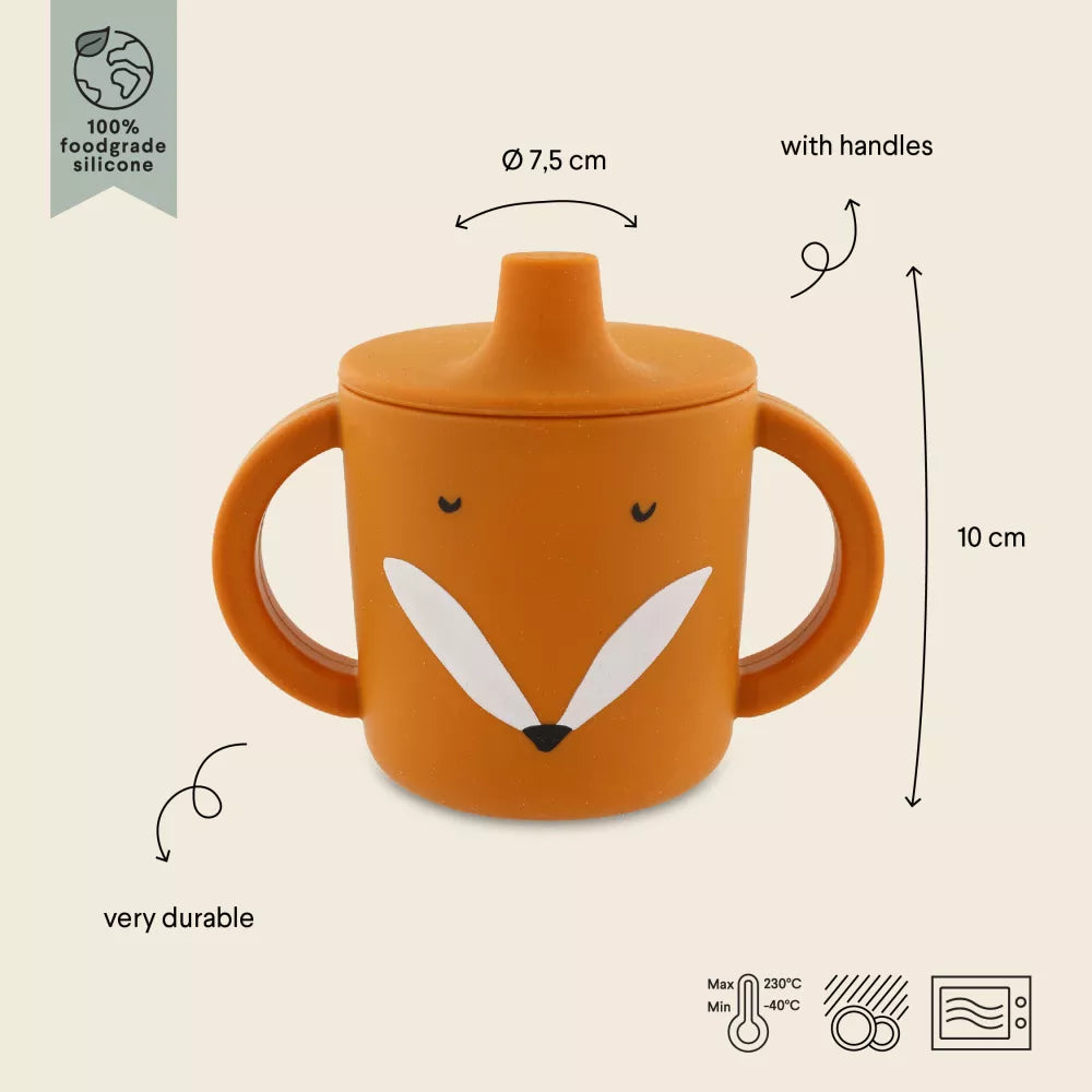 Tazza in Silicone con Beccuccio Trixie Mr. Fox dettagli