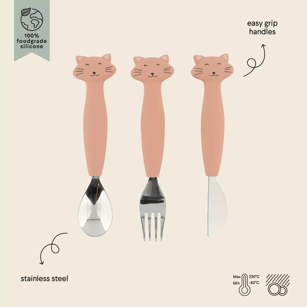 Set Posate per Bambini Trixie Mrs. Cat Dettagli