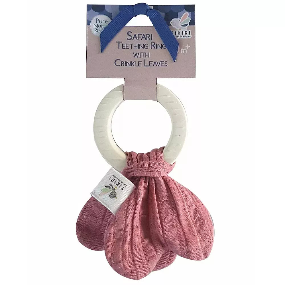 Dentinale in Gomma Naturale Tikiri rosa polvere confezione