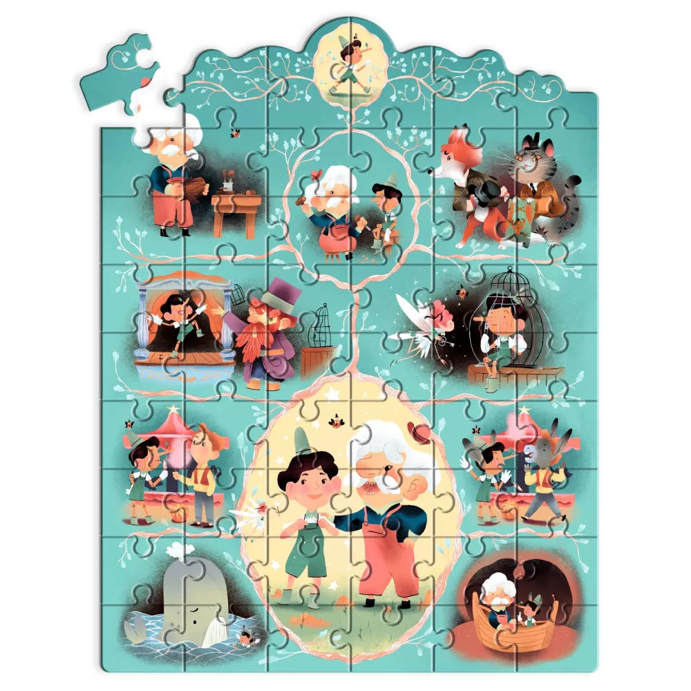 Puzzle Completo Story Puzzle Pinocchio Djeco