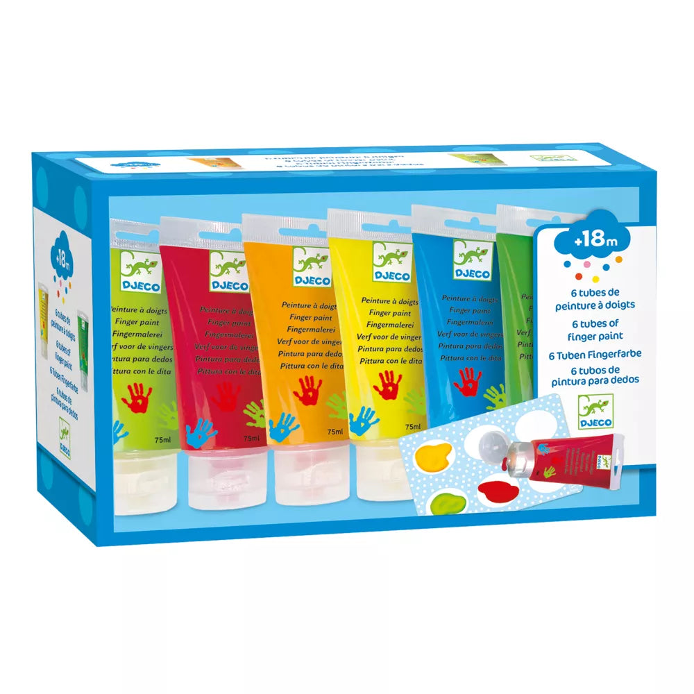 Confezione Colori a Dita per Bambini Djeco