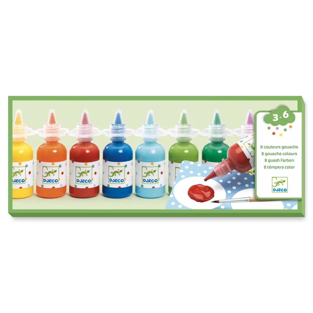 Immagine Confezione Colori a Tempera per Bambini Djeco