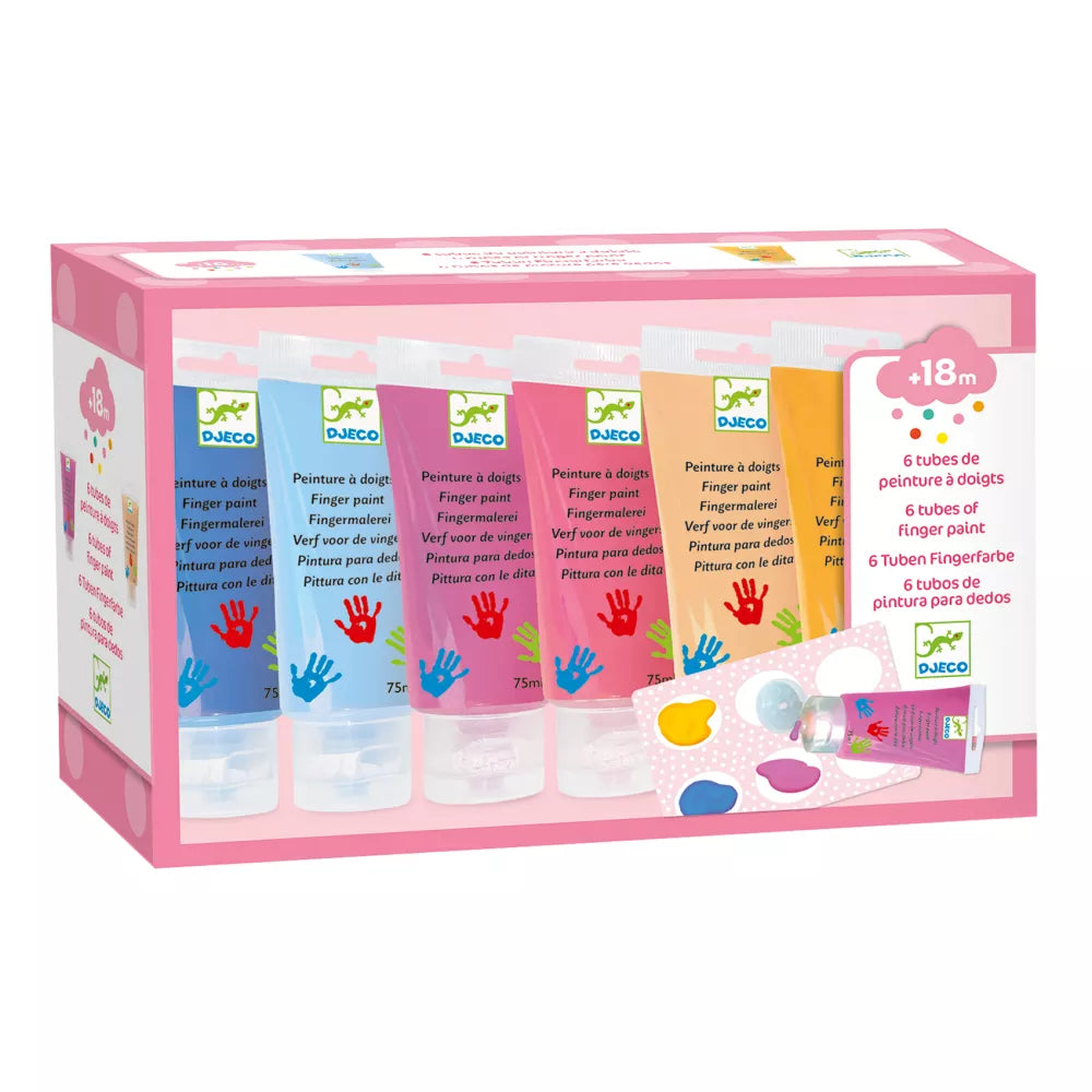 Confezione Colori a Dita per Bambini Sweet Djeco