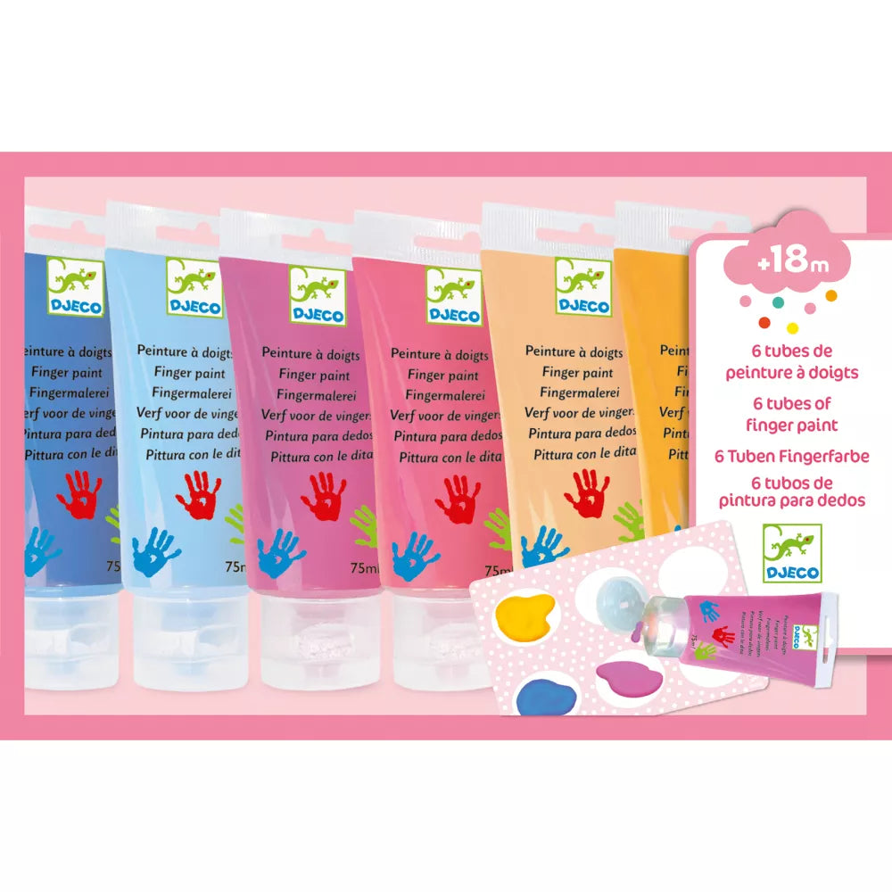 Immagine Confezione Colori a Dita per Bambini Sweet Djeco