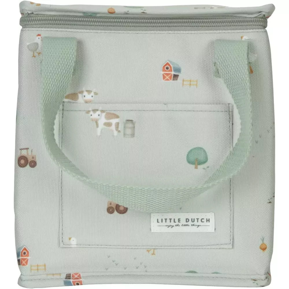 Porta Pranzo Termico Little Dutch Little Farm di fronte
