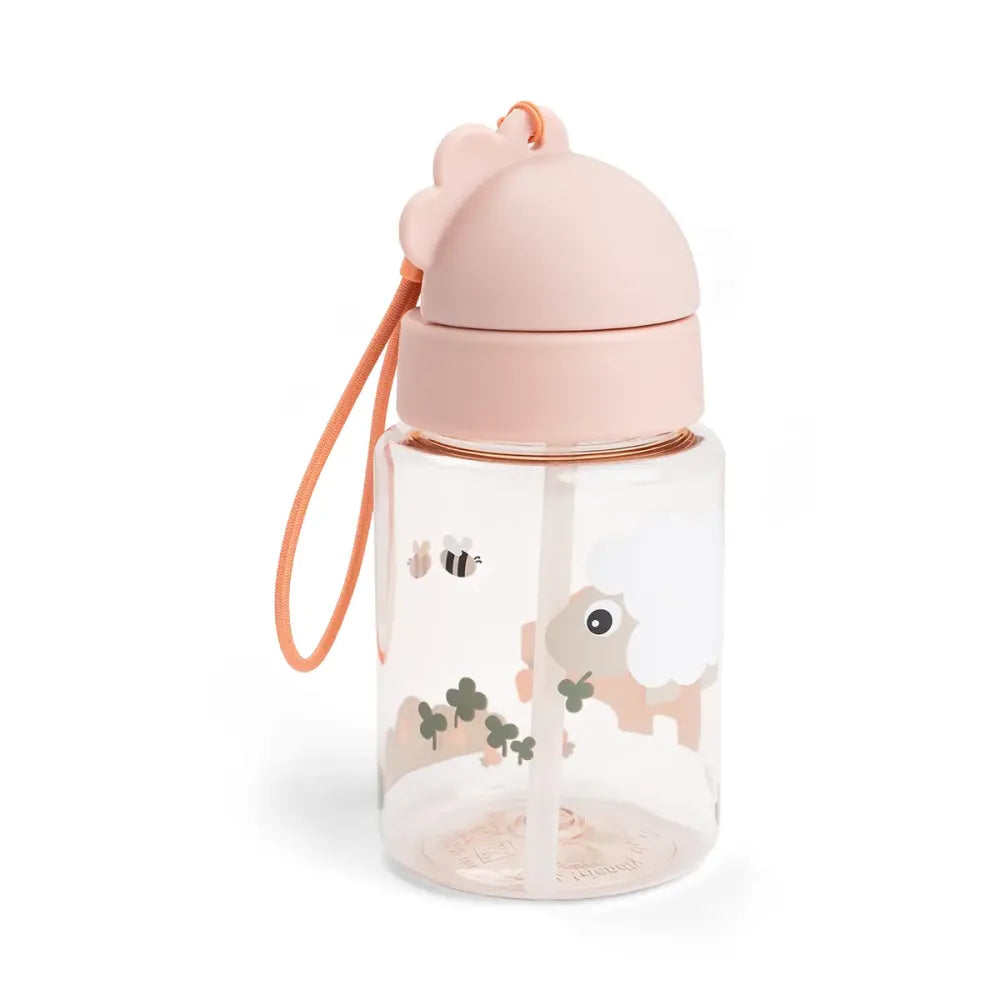 Borraccia con Cannuccia Tiny Farm Done by Deer Cipria chiusa
