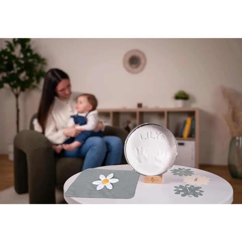 Cofanetto Nascita con Doudou Petit Artichaut esposta