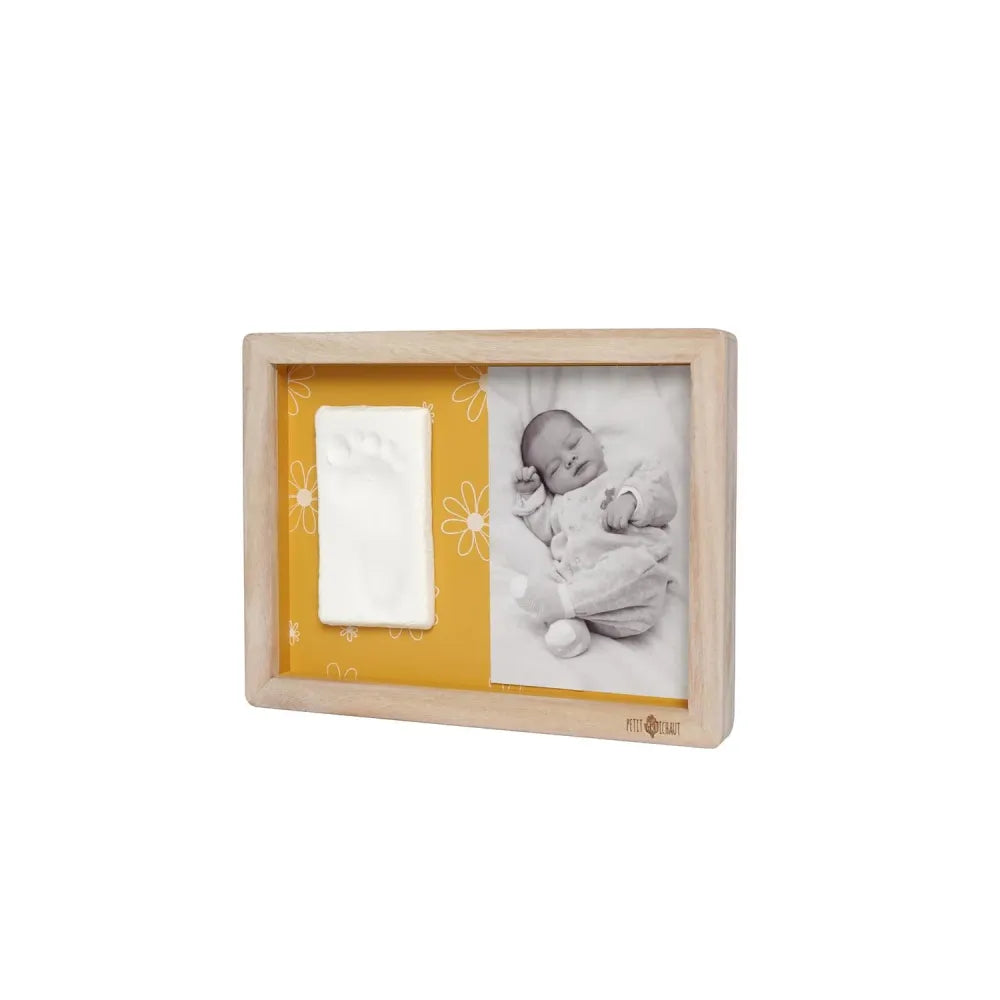Cornice Classica per Impronta Petit Artichaut Daisy Ochre sfondo fiori