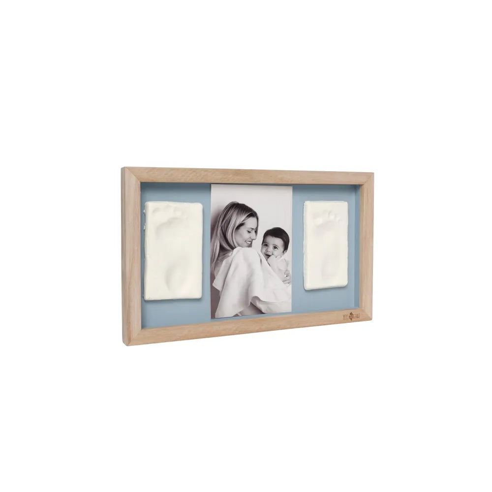 Cornice Due Impronte Petit Artichaut Blue Abstract sfondo tinta unita