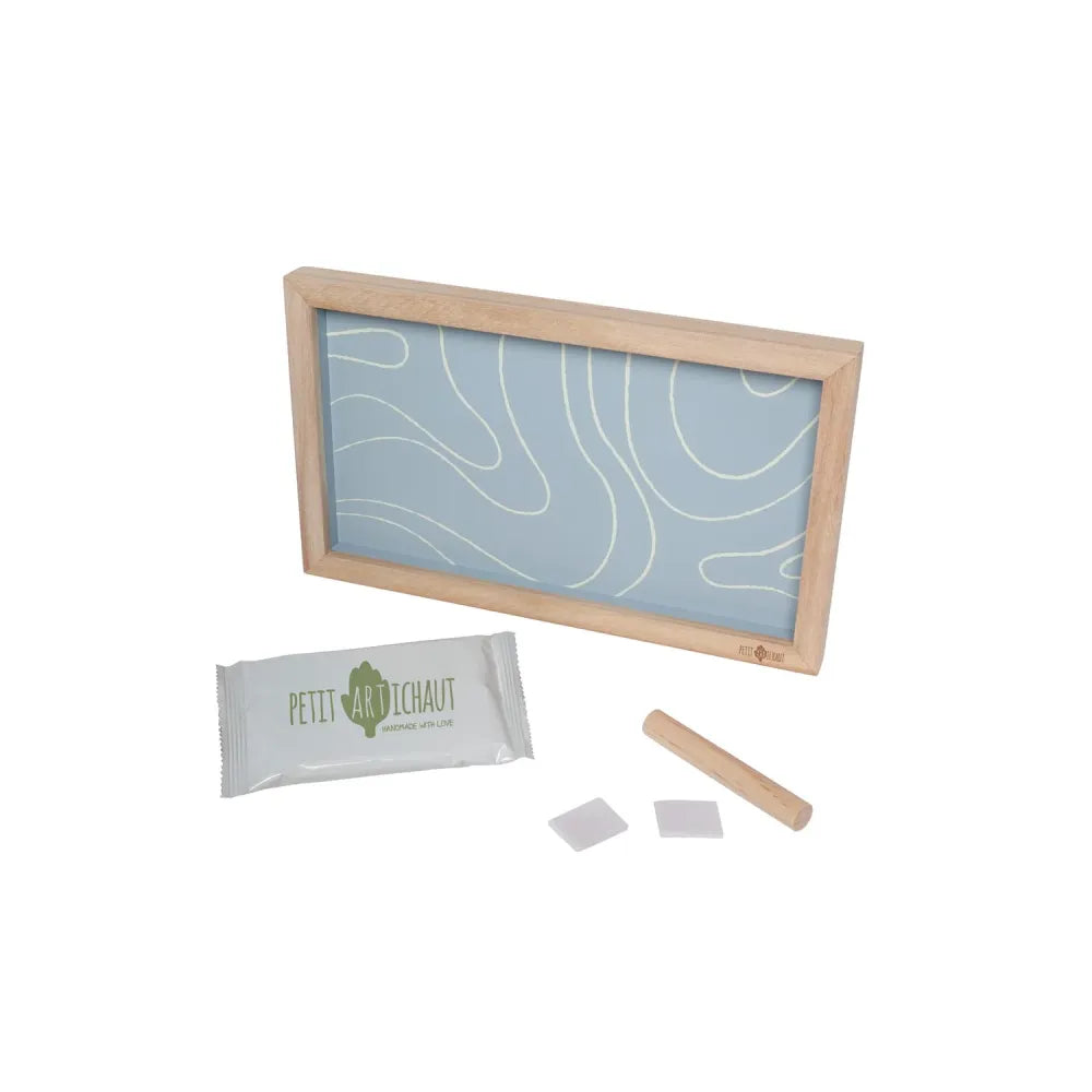 Cornice Due Impronte Petit Artichaut Blue Abstract contenuto
