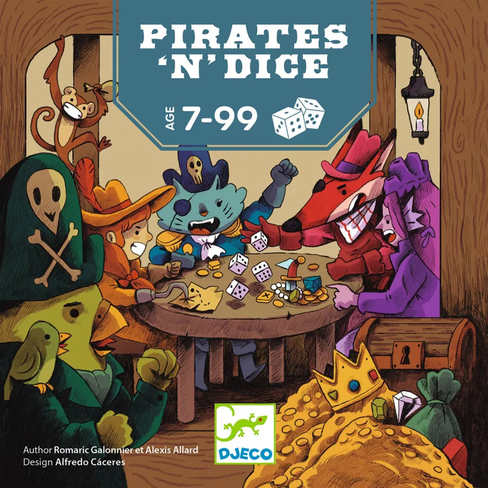 Gioco di Dadi Pirates 'n' Dice Djeco copertina