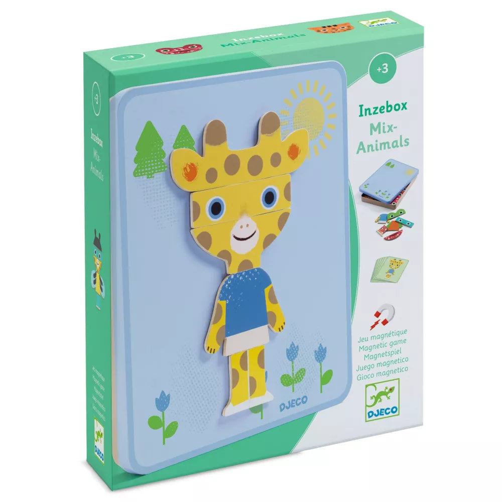 Confezione del Gioco Magnetico Inzebox Mix Animals Djeco