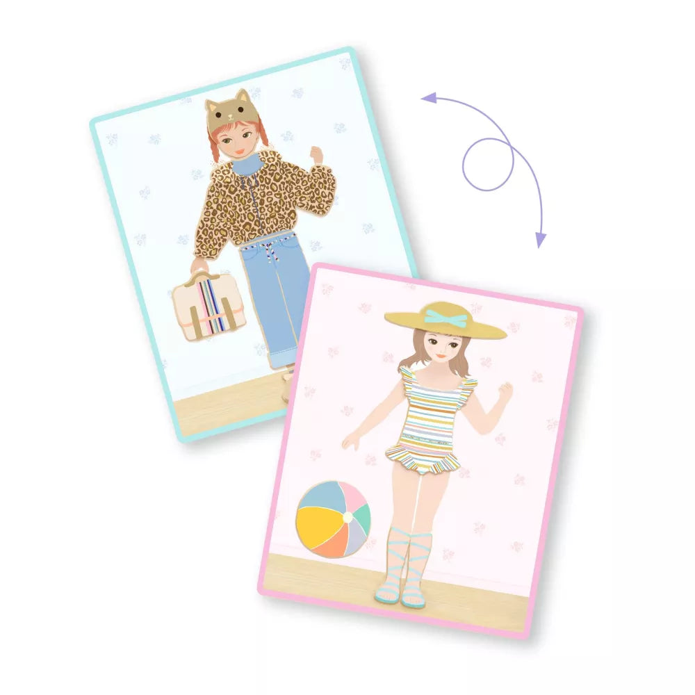 Esempio Scheda del Gioco Magnetico Inzebox Dressing Djeco