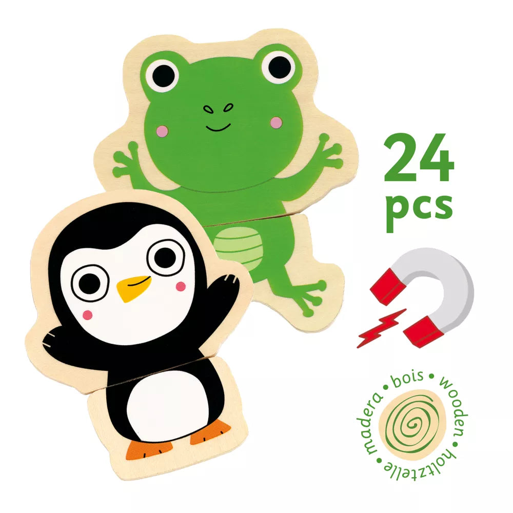 Animali Magnetici in Legno Coucou Djeco